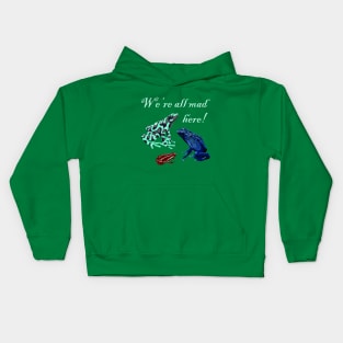 Mad as a box of frogs Kids Hoodie